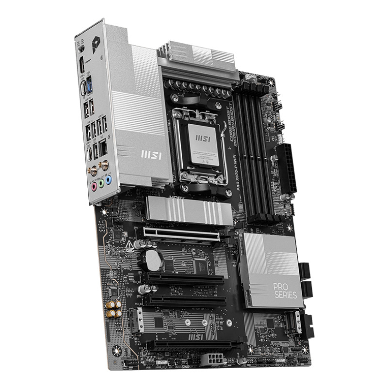 MB MSI X870 AMD S-AM5 9000A GEN/4X DDR5 5000/PCIE 4.0/HDMI/4XUSB 2.0/M.2/ATX/WIFI 6E/BLUETOOTH 5.3/GAMA MEDIA /GAMER/RGB image 6
